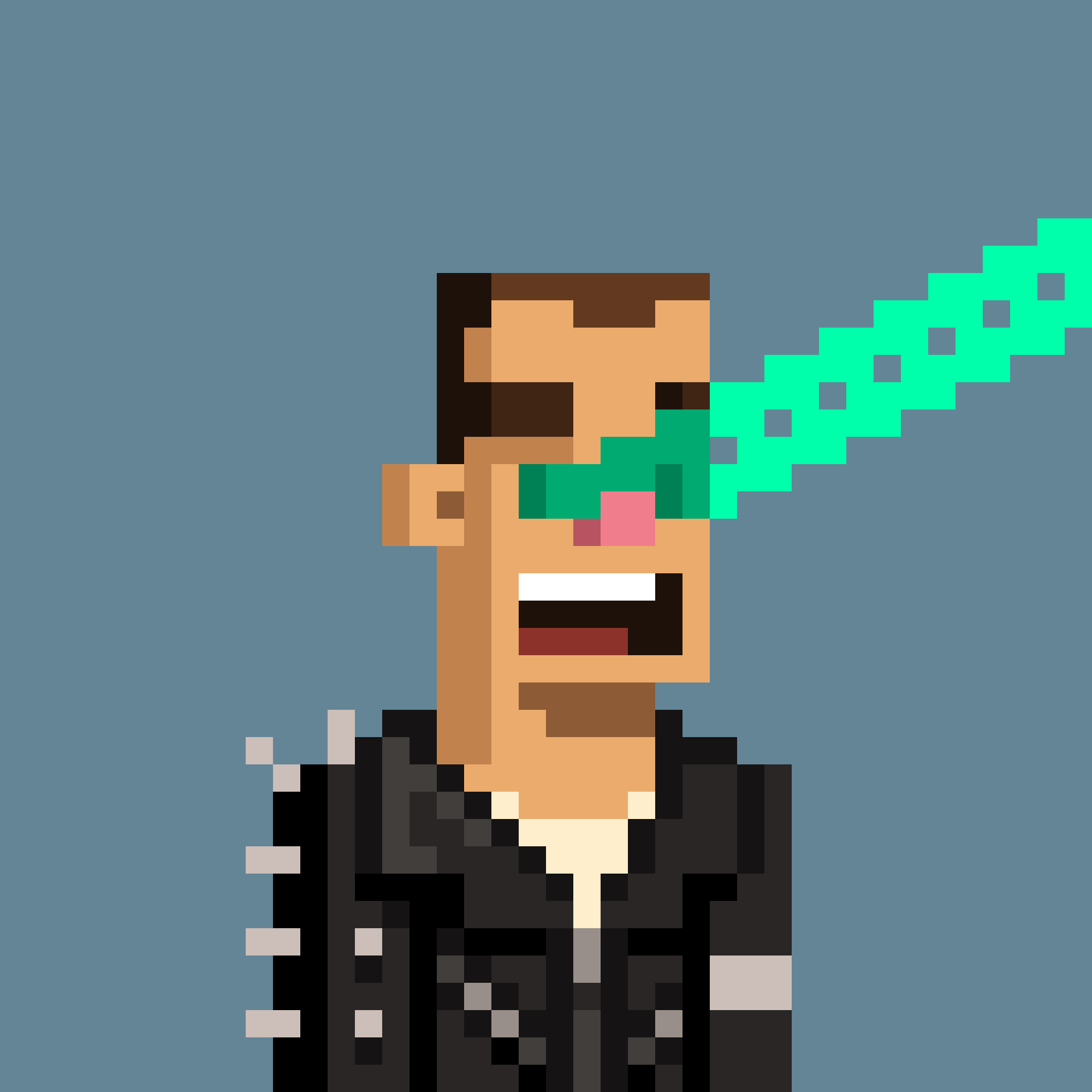Unminted CypherPunk, rendered from Ethereum state